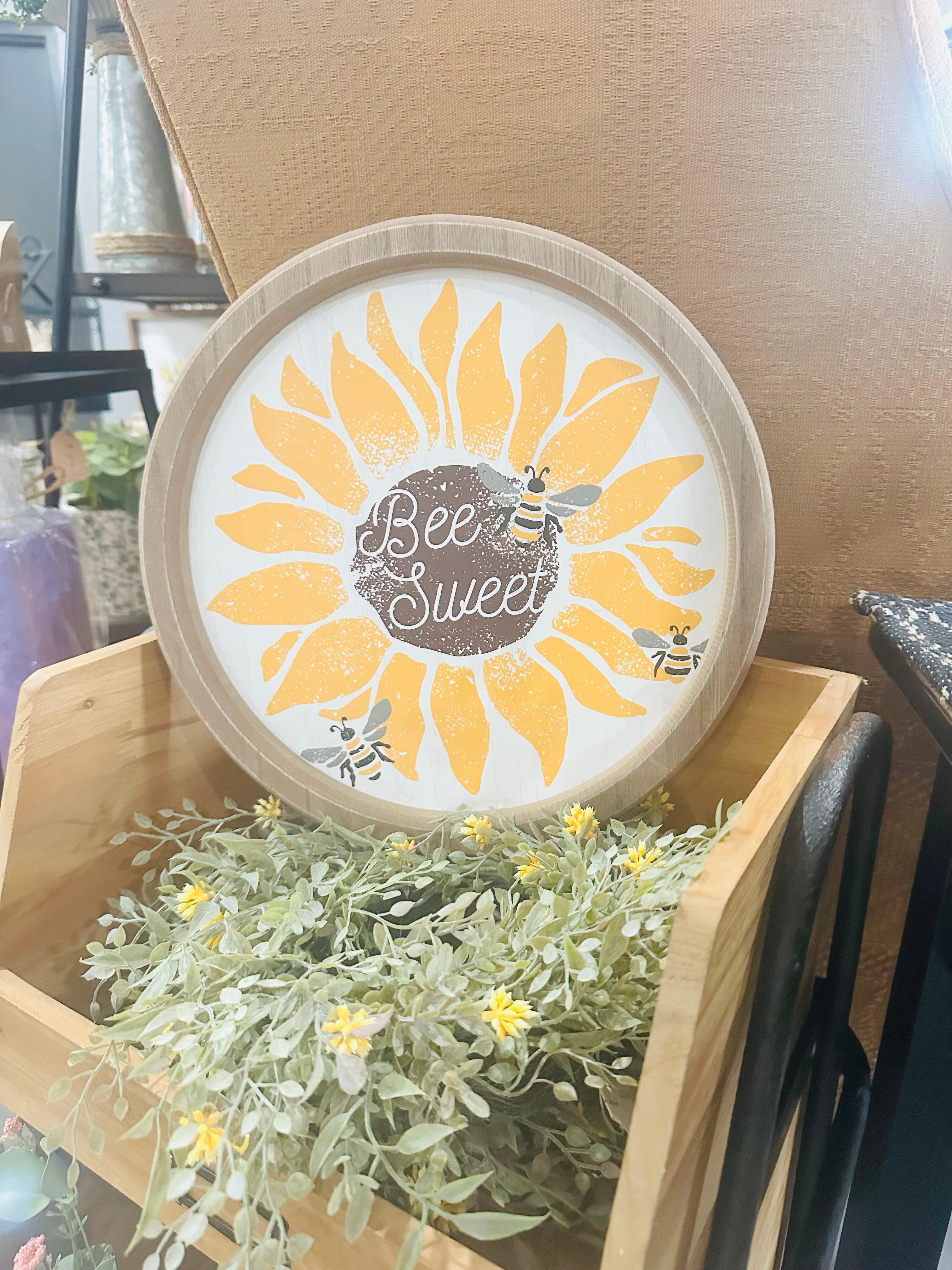 Bee Sweet Circle Frame