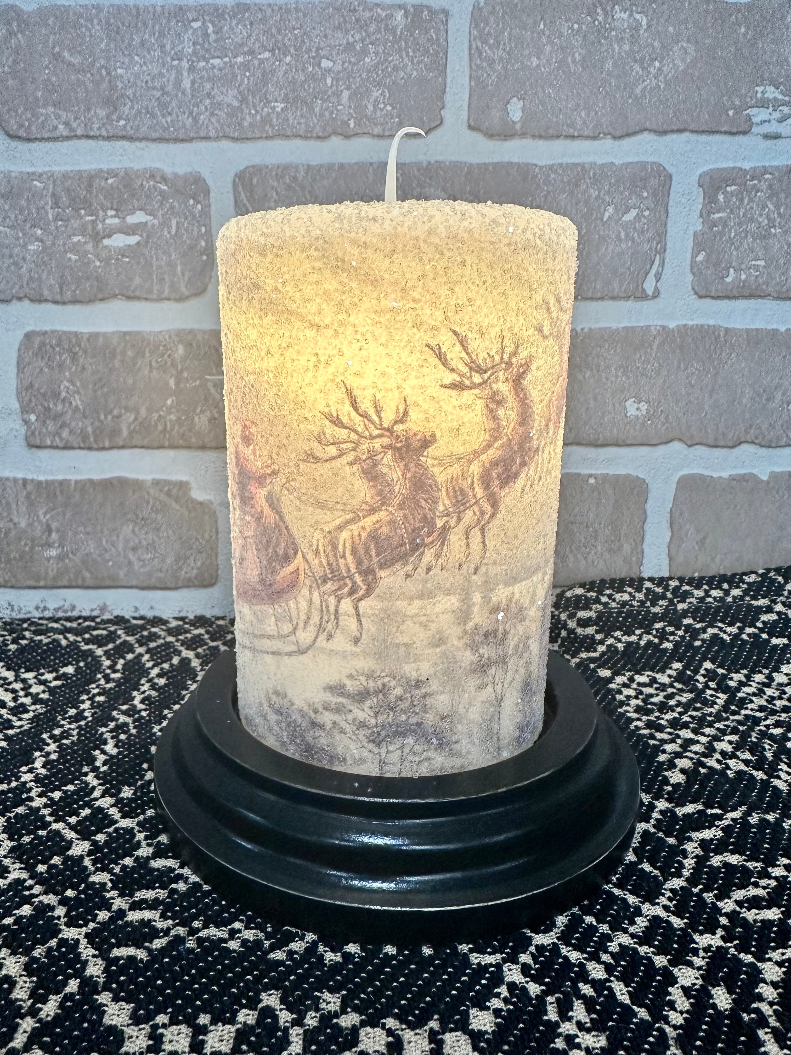 “Vintage Santa’s Sleigh” Sleeve