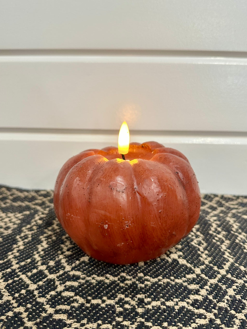 Pumpkin Candle 3.5” 3D Flame