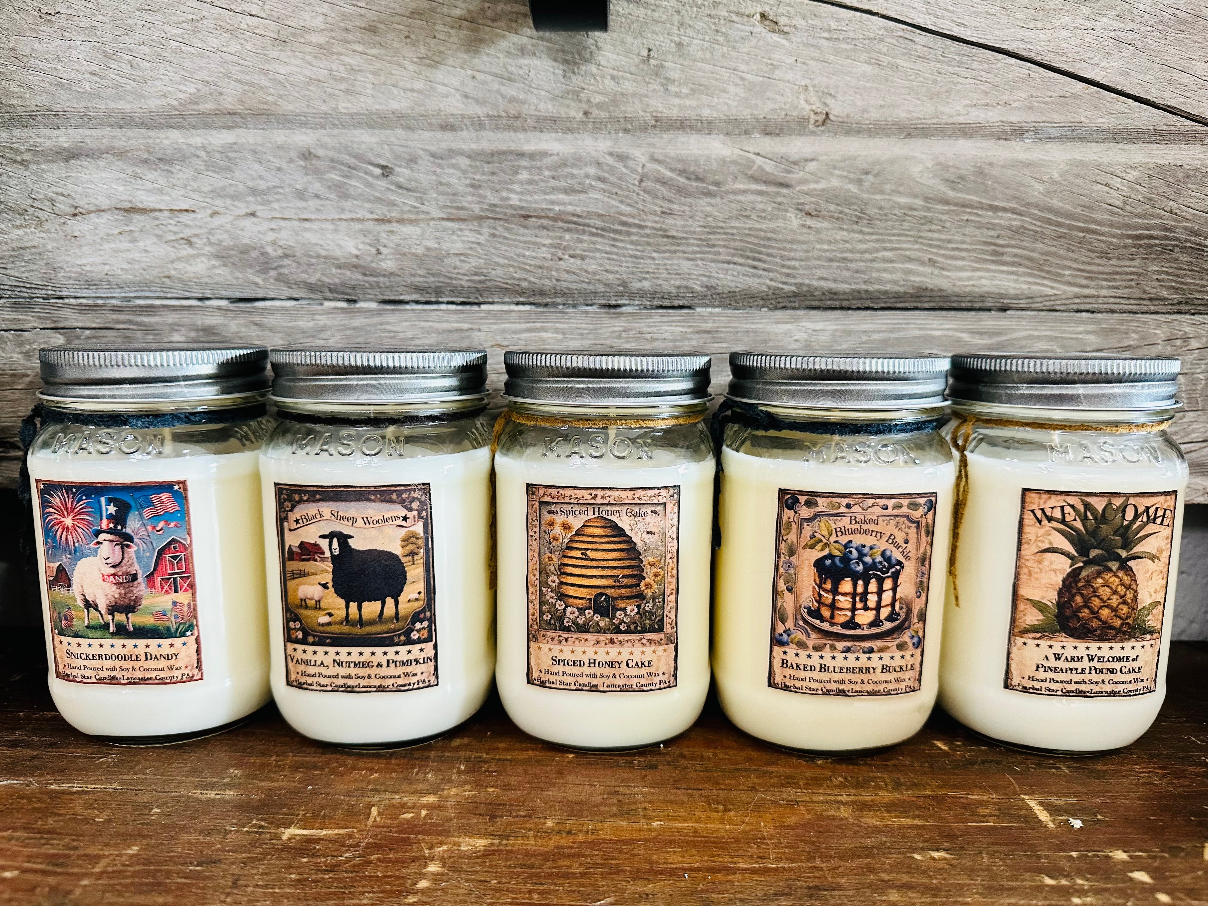 Mason Jar Candle 16oz