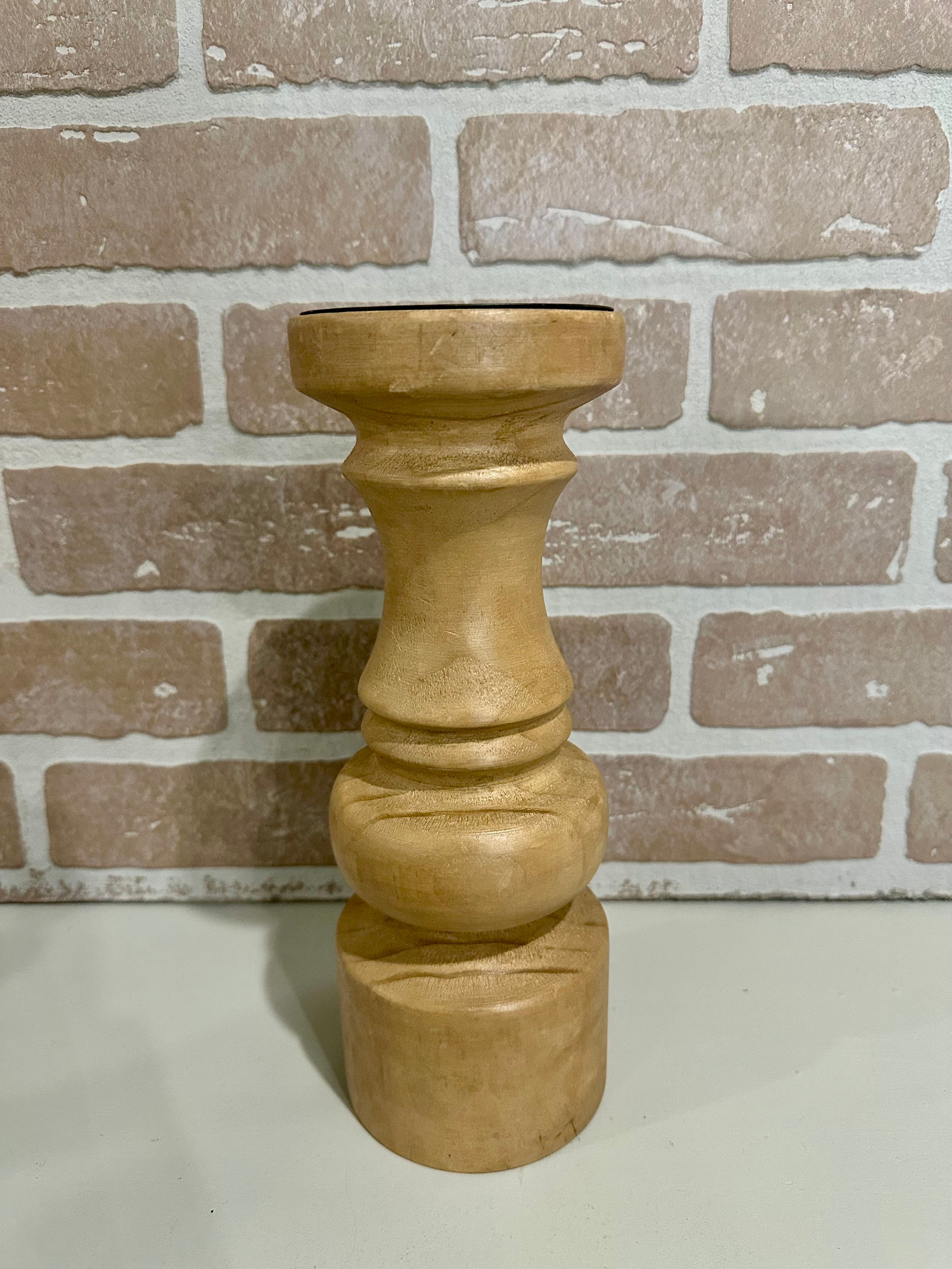 Wooden Candle Holder