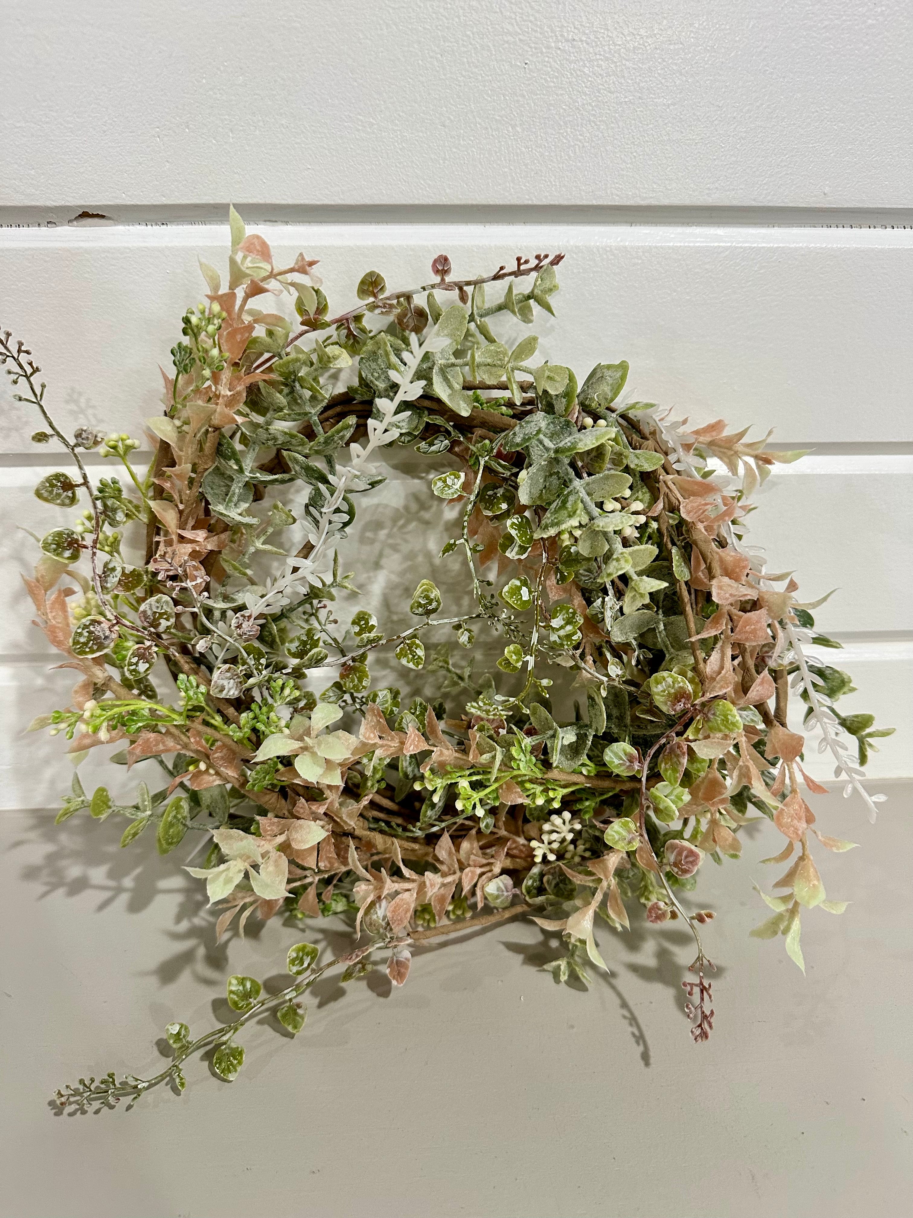 Peppergrass Candle Ring 6”