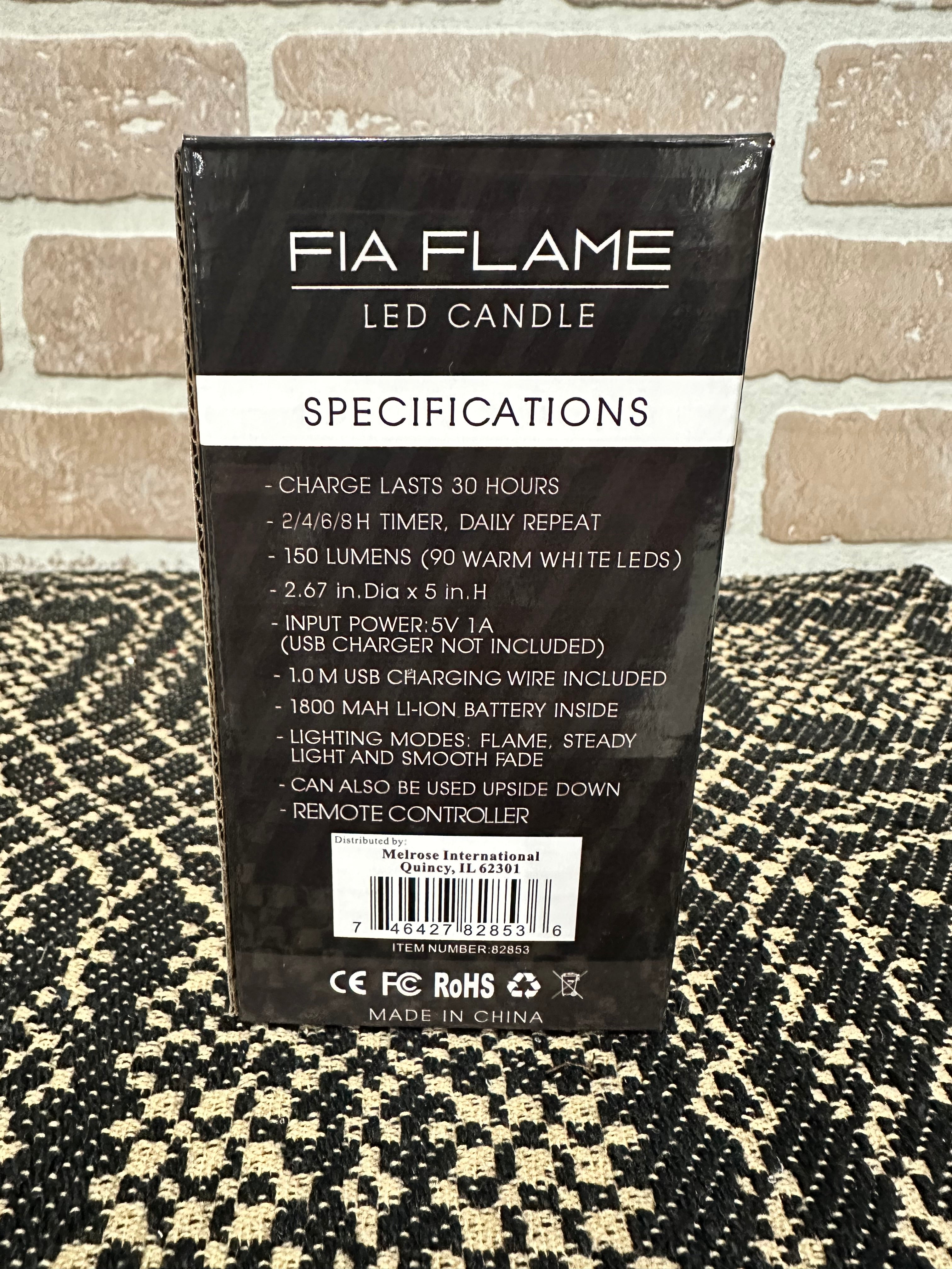 FIA Flame LED Candle