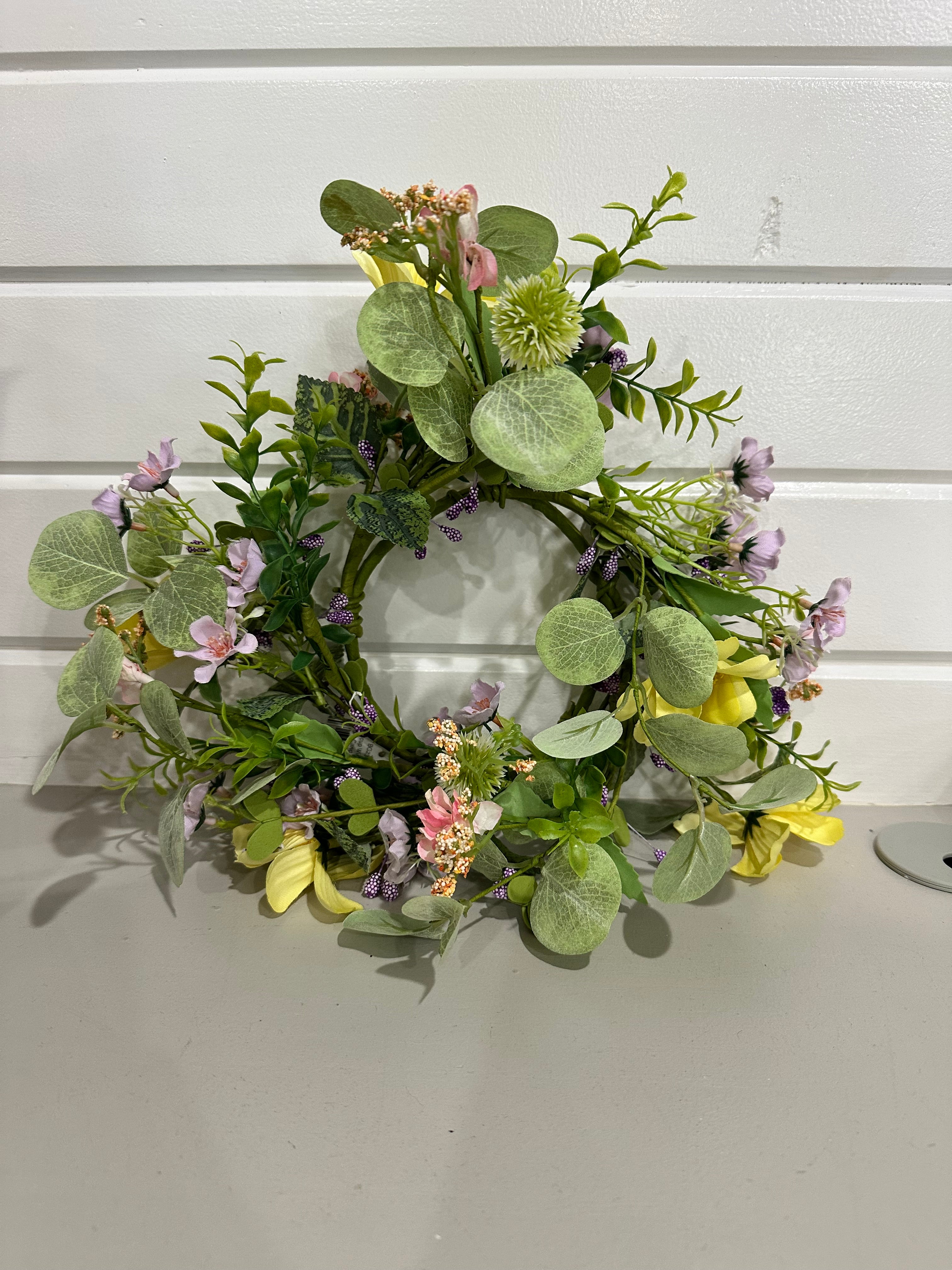 Buttercup Wildflowers 4.5” Candle Ring