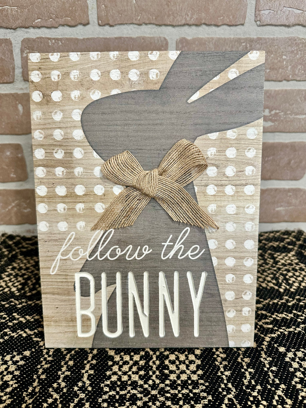 Bunny Frame/Wall Plaque