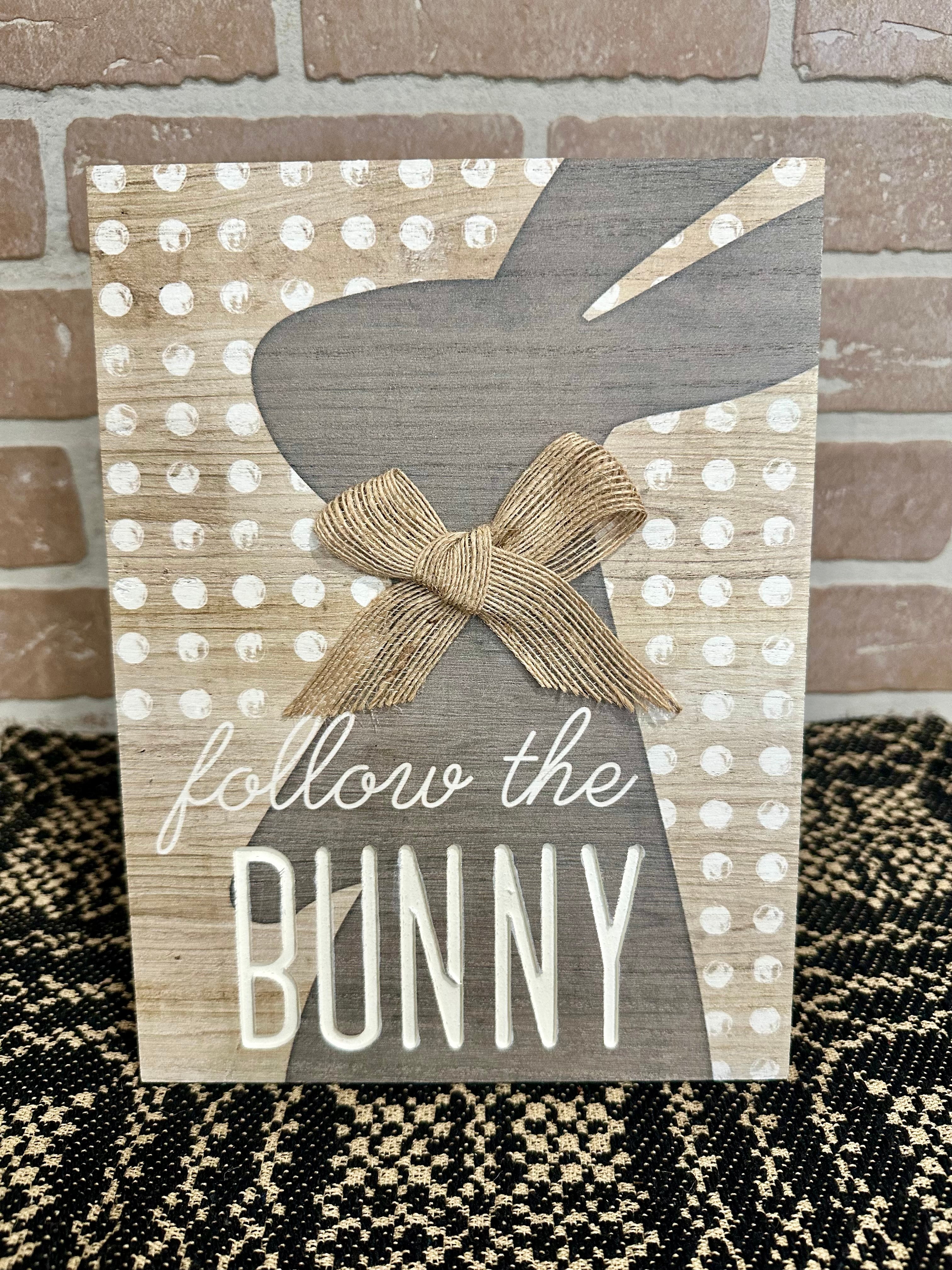 Bunny Frame/Wall Plaque