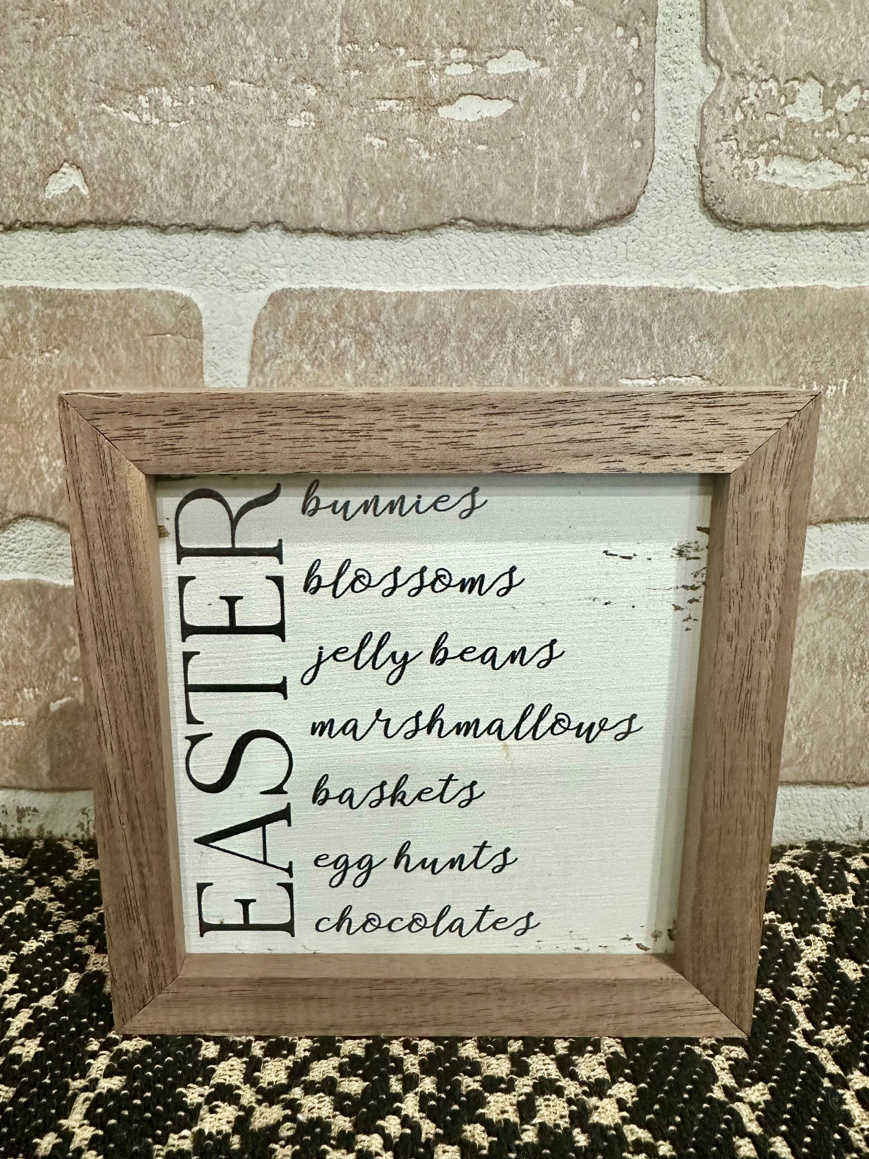 Easter Words Block