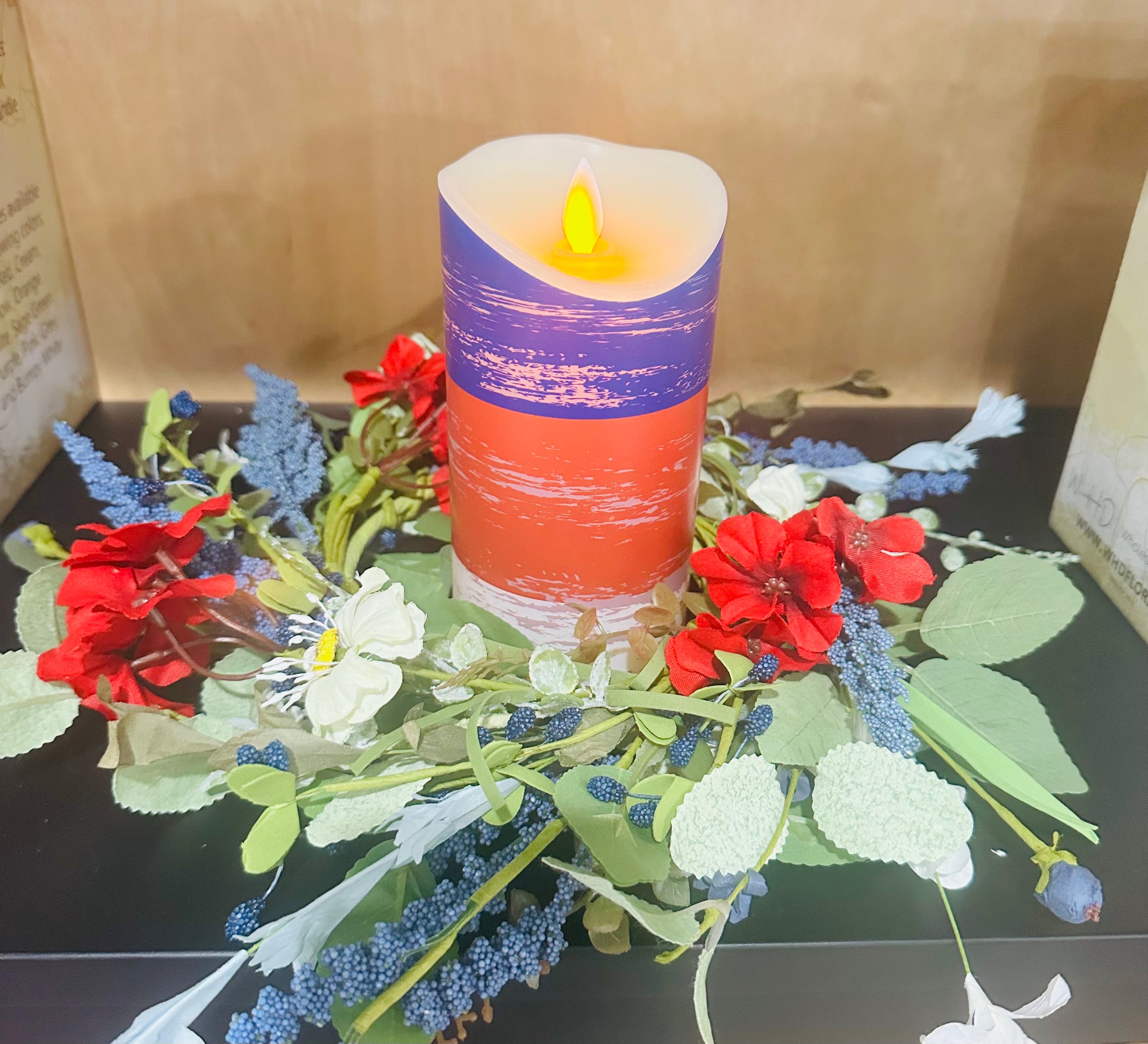 Americana Moving Flame Candle