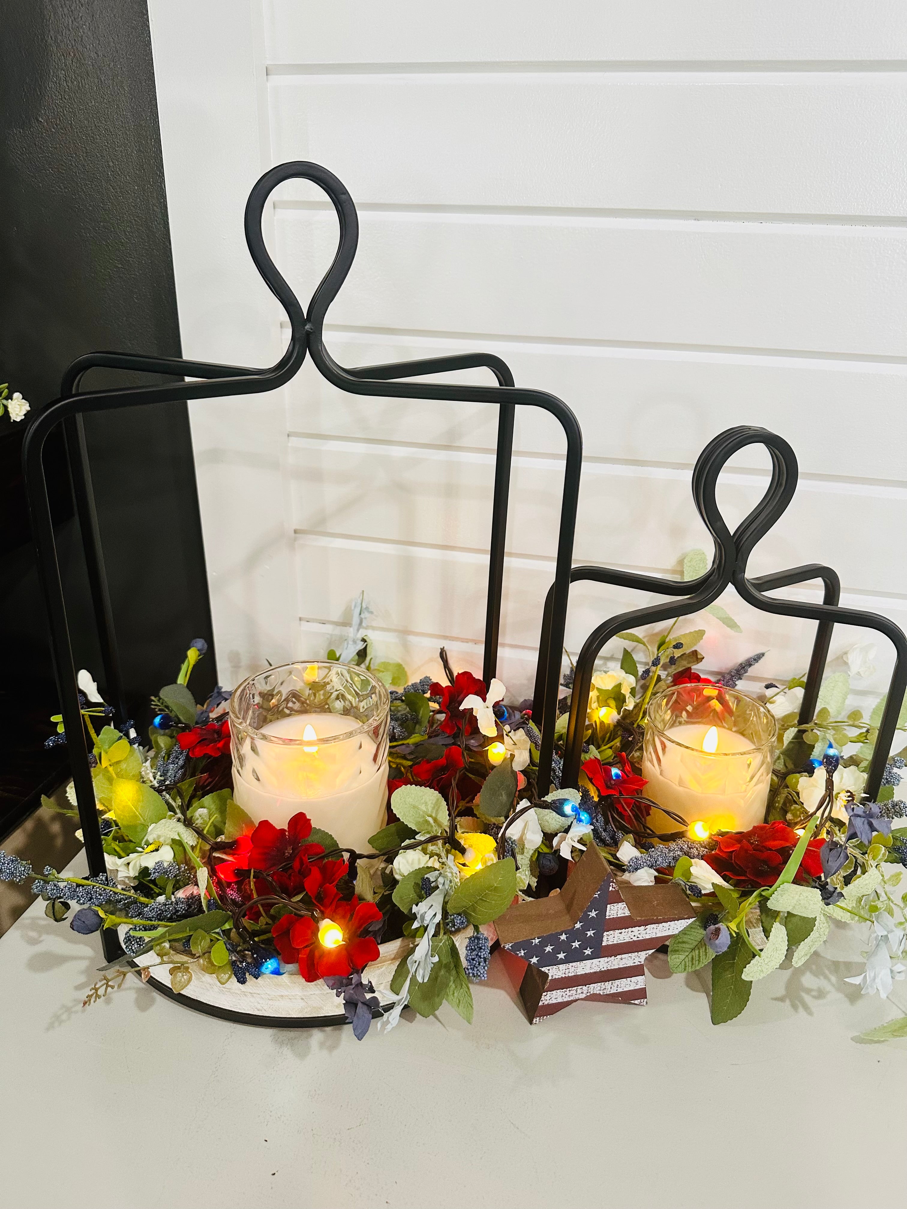 Round Open Lantern - Large