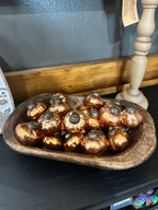 Mini Glass Antique Pumpkin