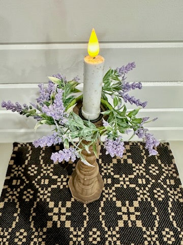 Berry Flower Candle Ring 1.5"