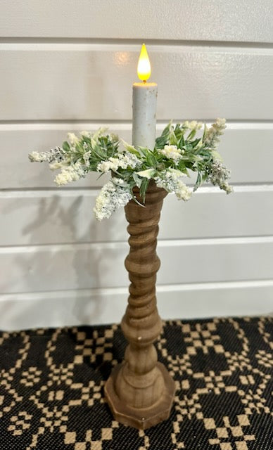 Berry Flower Candle Ring 1.5"